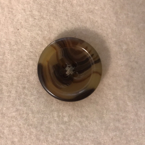 Banana Republic Cream Ivory Wool Double Breasted Women's Coat Size L - Picture 7 of 16